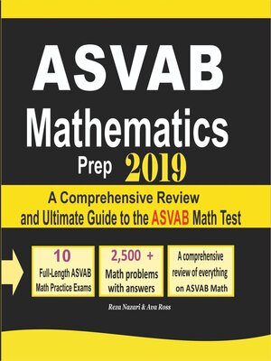cover image of ASVAB Mathematics Prep 2019
